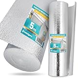 Heizkörper Reflexionsfolie Heizung Isolierfolie 3x0,5x5m Isoliermatte Thermofolie...