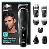 Braun All-In-One Bartpflege Bodygroomer Set, 8-in-1 Barttrimmer / Bartschneider,...