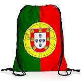 style3 Portugal Turnbeutel Rucksack Tasche Flagge WM EM Sport Beutel Festival Fahne Uni...