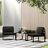 GuyAna 3-TLG. Garten-Sofagarnitur mit Kissen Lounge-Sofagarnitur Lounge MöBel Balkon...