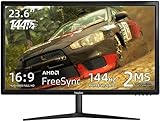 Thinlerain 144HZ Monitor 24 Zoll 1920 x 1080P Computer Monitor HDMI/DisplayPort / 144 Hz /...