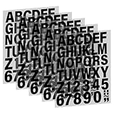 5 Blatt Buchstaben und Zahlen zum Aufbügeln für Kleidung Vinyl A-Z Buchstaben zum...