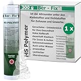 Ber-Fix MS Polymer Kleber Transparent Glasklar 300g – ​​Schneller unsichtbarer...