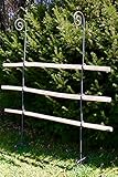 Rankgitter aus Holz/Metall stabil und freistehende Dekoration für den Garten in...