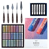 Ölpastellkreide Set, Paul Rubens 36 Macaron farben Weichpastell mit Holzpapier...