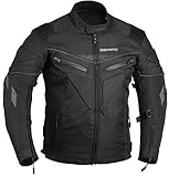 GEARX Wirbelsäulengepolsterte Motorradjacke. Wasserdichte Außenpolster....