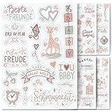 Sticker Baby by snaPmee - Aufkleber für Babyalbum, Fotoalbum & Geschenke - Scrapbooking...