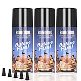 Sondiko Feuerzeuggas, 175 ml 190g, Butangas-Nachfüllung, Feuerzeug gas...