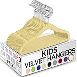 Utopia Home Kids Kleiderbügel Velvet - 11 Inch Durable Baby Kleiderbügel für Closet -...