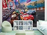 Sunny Decor | Disney | Fototapete CARS RACE | 254 x 184 cm | Tapete, Wand Dekoration,...
