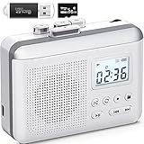 Portable Cassette Player Gracioso tragbarer Kassettenrekorder-Konverter, Kassette zu MP3...