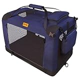 PetProved Hundebox Auto Hundetransportbox Transportbox Hund Hundebox Faltbar...
