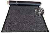 MERTEX Schmutzfangläufer Meterware 90 cm grau-schwarz meliert - ohne Rand an...