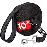 HUND IST KÖNIG® Schleppleine 10m für Hunde - Hundeleine 10m mit Griffpolster...