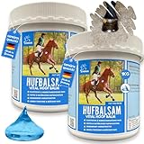 Hufbalsam Pferde mit Wallnuss Öl 2x1000ml Hufpflege für Pferde I Huffett Pferde gesunde...