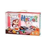 Cream Kids 32-teiliges Küchenset Spielhaus Spielzeug, Kochset mit Kochgeschirr Spielzeug,...