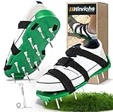 Hinrichs Rasenlüfterschuhe - Nagelschuhe zum Rasen belüften - Rasenlüfter Schuhe mit...