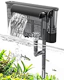 AQQA Aquarium Filter, 600L/h Leise Aquarium Außenfilter, 3-in-1 Einstellbarer...