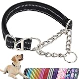 Martingale Hundehalsband mit weich gepolstertem – reflektierendes Würgekettenhalsband,...
