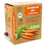 Bio Karottensaft, 3 Liter – 100% Karottensaft, milchsauer vergoren – in Deutschland...