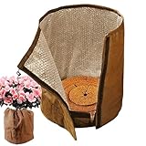 Pflanzenabdeckung für den Winter, Blumentopf-Frostbeutelschutz mit Kordelzug, Baumtopf,...