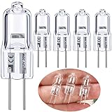 Vinaco G4 12V 20W Halogen Glühbirne, 5er Pack G4 Halogen 20W Leuchtmittel Dimmbar...