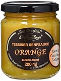 Wolfram Berge Original Tessiner Orangen-Senfsauce- Feinkostsauce aus pürierten kandierten...