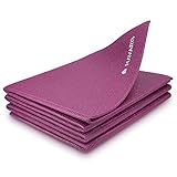 Navaris Klappbare Yoga Matte Fitnessmatte - 4mm Sportmatte Fitness Pilates Sport...