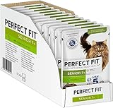 PERFECT FIT™ Katze Portionsbeutel Senior mit Truthahn und Karotten 12 x 85g