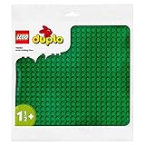 LEGO DUPLO Bauplatte in Grün, Grundplatte für DUPLO Sets, Konstruktionsspielzeug für...