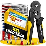 Crimpzangen Set von SCHMITZ.Tools® [1800 Teile] - Premium Aderendhülsen Zange [0,25–...