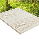 Premium Latexmatratze 7.5cm 90×190cm(35×75inch), 100% Naturlatex Matratze,...