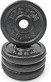 PROIRON Hantelscheiben Set Gusseisen mit 25mm Bohrung, 1,25kg/2,5kg/5kg/10kg...