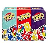 Mattel Games UNO Kartenspiel mit 2 Add On Packs & Sammeldose für Kinder, Erwachsene &...