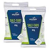 20 x SALPINA Salztabletten für Wasserenthärtungsanlagen 10kg im Sack (200kg), Entkalkung...