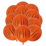 BORFUE 36 Stück Tiger-Luftballons mit Tier-Tiger-Muster, Folienballons,...