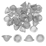 oruola 50 Stück Konische Mesh Schüsselsiebe,16mm Mini Sieb,Edelstahlsieb...