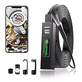 WiFi Endoskopkamera Handy Endoskop Inspektionskamera 1200P HD Rohrkamera mit...