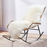 MH MYLUNE HOME Lammfell Teppich Schaffell echt groß 170cm x 60cm schafsfelle weiche und...