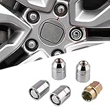 4Pcs M12x1.5 Radmutter Öse aus legiertem Stahl Diebstahlsicherung Universal...