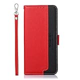 SCRENDY Handyhülle für Xiaomi 12T Pro/Xiaomi 12T 5G Hülle, RFID Schutzhülle, Leder...