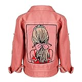 Amur Leopard Kinder Mädchen Jeansjacke Baumwolle Denim Jacke Süß Kinder...
