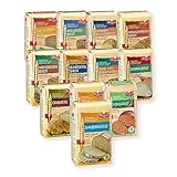 BIELMEIER KÜCHENMEISTER Brotbackmischung Kennenlernset I 12 x 1000 g Brotbackmischungen...