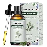 Migcaput Ätherisches Zedernholzöl 100 ml, Naturrein Zedernholz Duftöle Essential Oils...
