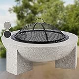 Blumfeldt Feuerschale, Feuerschalen für den Garten, Outdoor Feuerstelle, Feuerschale mit...