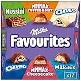 Milka Favourites – Pralinen-Mix mit 6 Sorten, einzeln verpackt – 1 x 158g