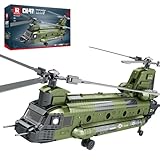 Reobrix CH-47 Hubschrauber-Bausatz, Militärhubschrauber-Spielzeugflugzeug-Modellbausatz...