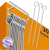 4happy Rouladennadeln, 30 Stück im Set - Rouladennadeln Edelstahl rostfrei,...