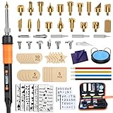 Brandmalerei Lötkolben Set, Brandmalkolben Set Temperatur Einstellbar 200~500 ℃ für...