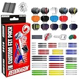 RED DRAGON Darts – 200-teiliges Dart-Zubehörpaket im Custom Fit – Enthält...